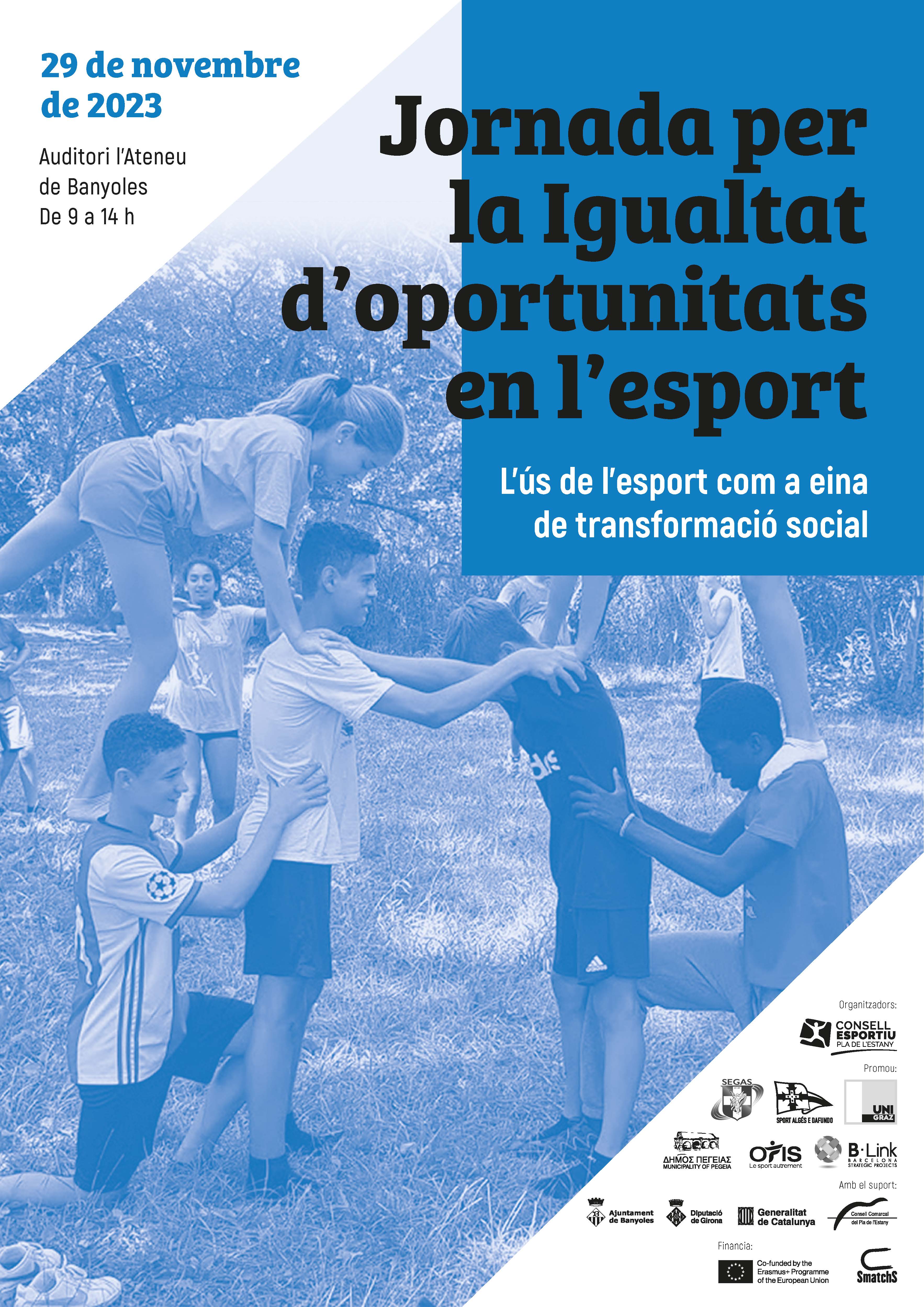 La ‘Jornada per la Igualtat d’oportunitats en l’esport’ posarà punt i final al projecte SMATCHS del Consell Esportiu del Pla de l’Estany